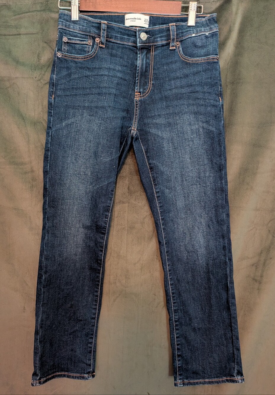 abercrombie kids Dark Blue Straight Jeans